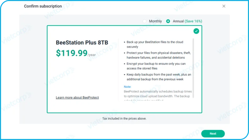 So sánh Synology BeeStation BST170-8T và BST150-4T