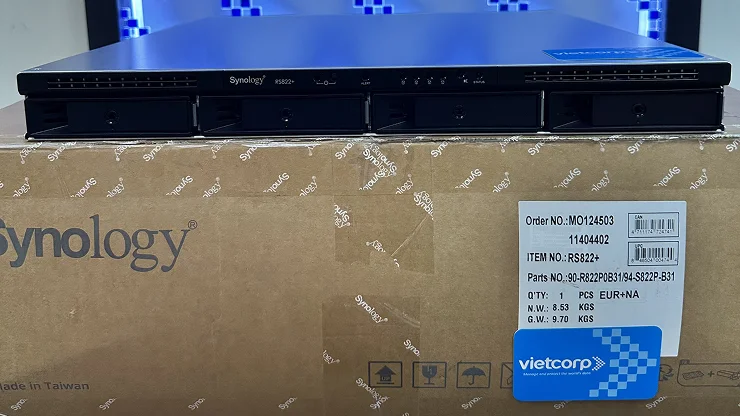 Trên tay NAS Synology RS822+